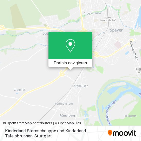 Kinderland Sternschnuppe und Kinderland Tafelsbrunnen Karte