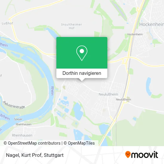 Nagel, Kurt Prof Karte