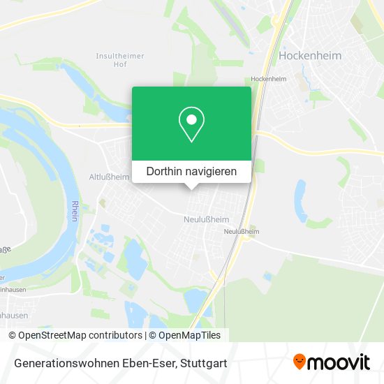 Generationswohnen Eben-Eser Karte