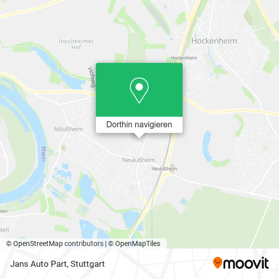 Jans Auto Part Karte