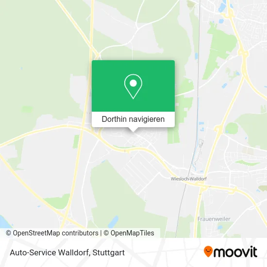 Auto-Service Walldorf Karte