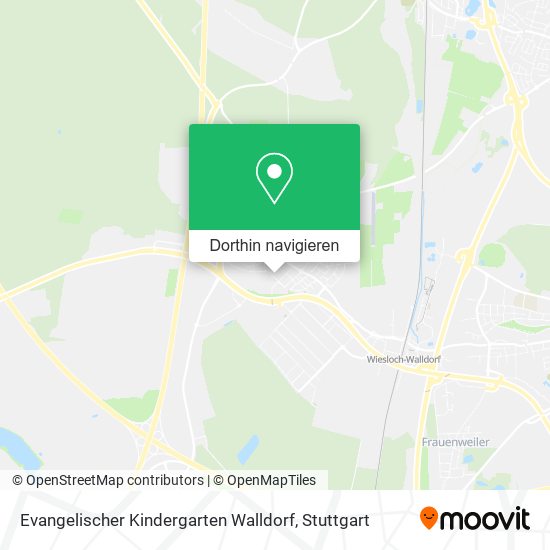 Evangelischer Kindergarten Walldorf Karte