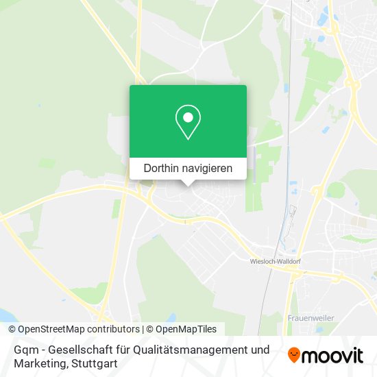 Gqm - Gesellschaft für Qualitätsmanagement und Marketing Karte