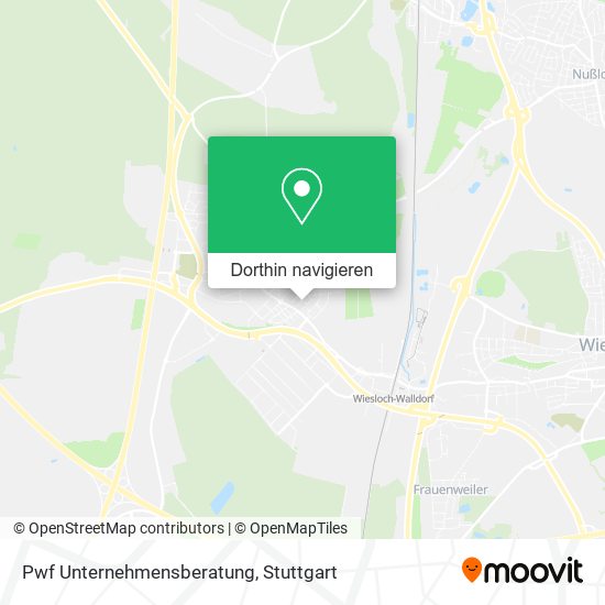 Pwf Unternehmensberatung Karte