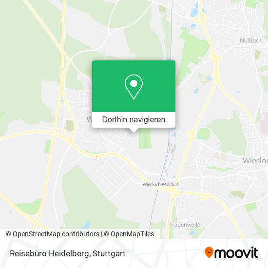 Reisebüro Heidelberg Karte