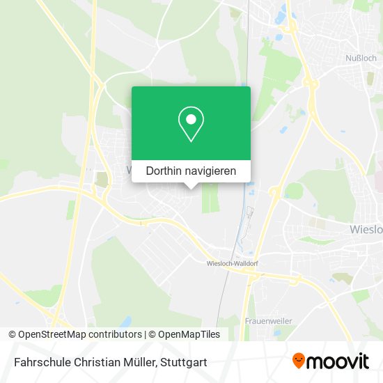 Fahrschule Christian Müller Karte