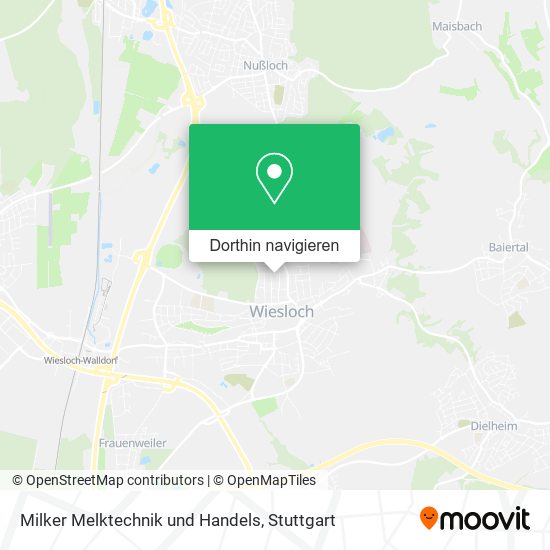 Milker Melktechnik und Handels Karte