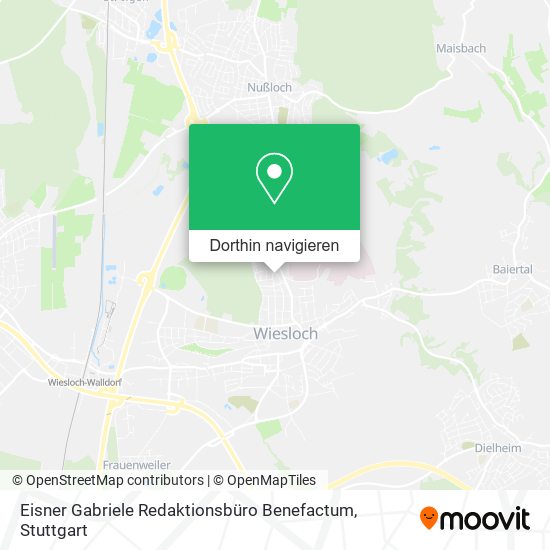 Eisner Gabriele Redaktionsbüro Benefactum Karte