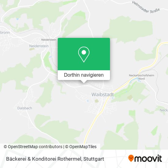 Bäckerei & Konditorei Rothermel Karte