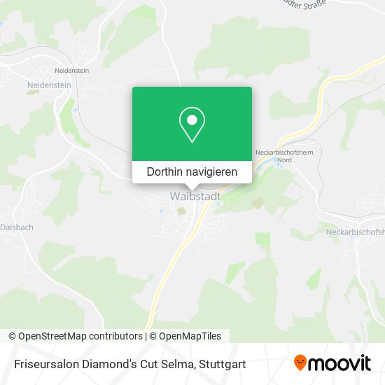 Friseursalon Diamond's Cut Selma Karte