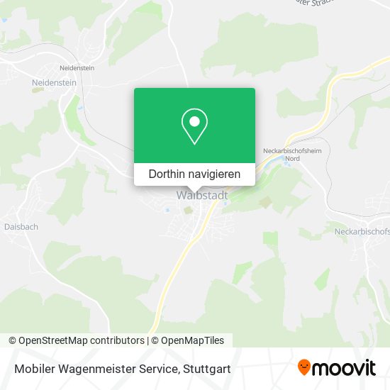 Mobiler Wagenmeister Service Karte