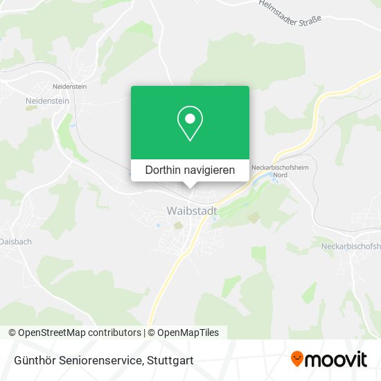 Günthör Seniorenservice Karte