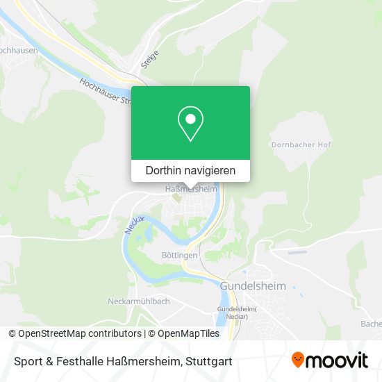 Sport & Festhalle Haßmersheim Karte