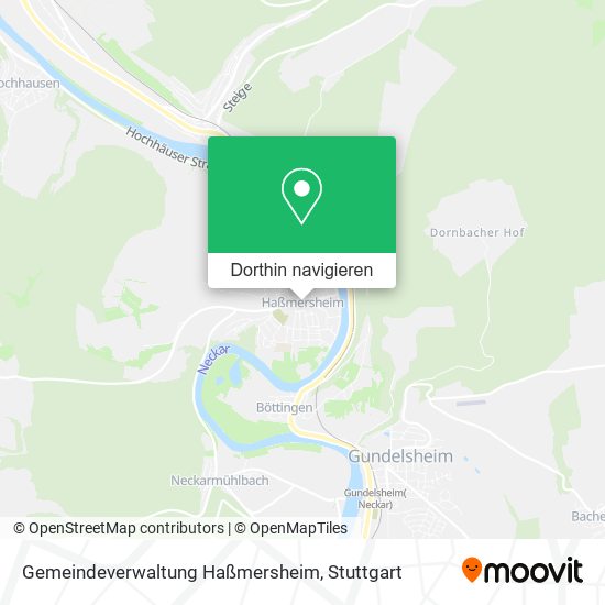 Gemeindeverwaltung Haßmersheim Karte