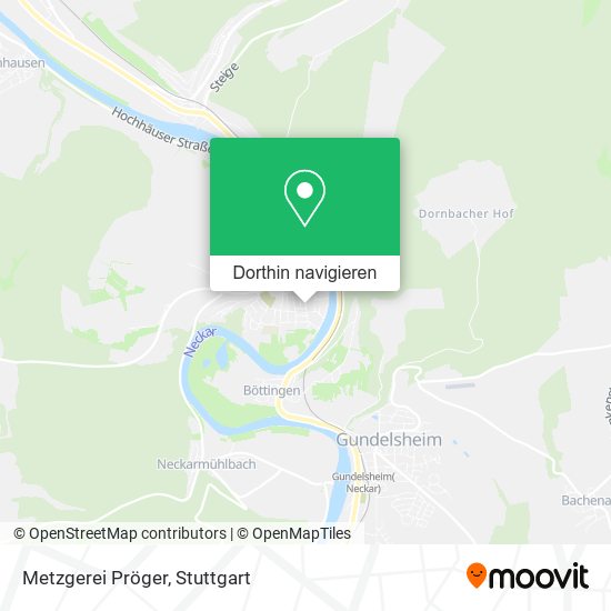 Metzgerei Pröger Karte