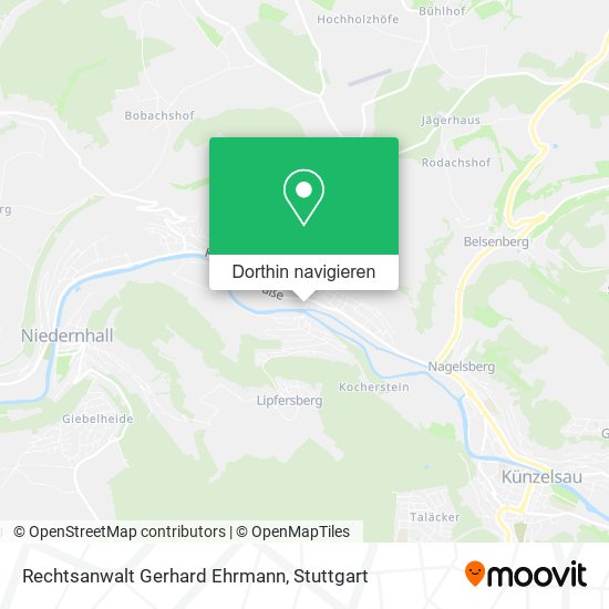 Rechtsanwalt Gerhard Ehrmann Karte