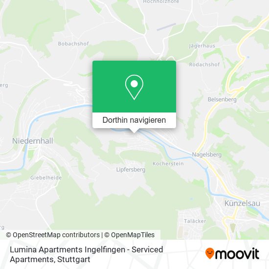 Lumina Apartments Ingelfingen - Serviced Apartments Karte