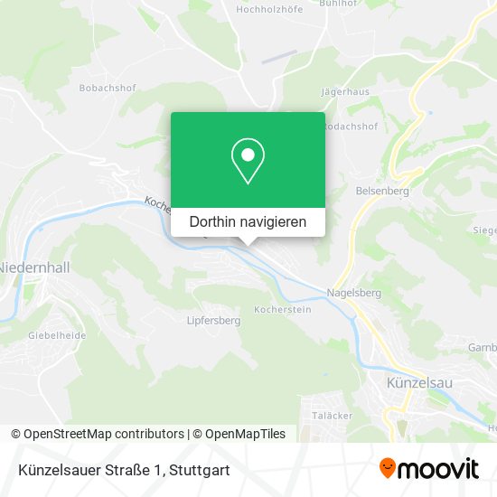 Künzelsauer Straße 1 Karte