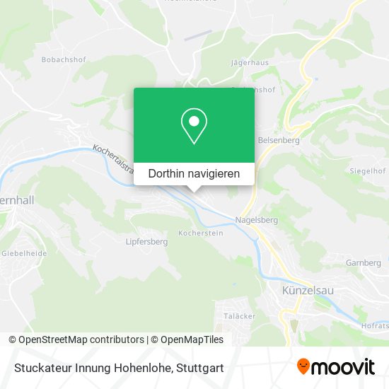 Stuckateur Innung Hohenlohe Karte