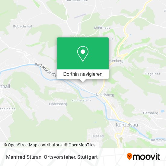 Manfred Sturani Ortsvorsteher Karte