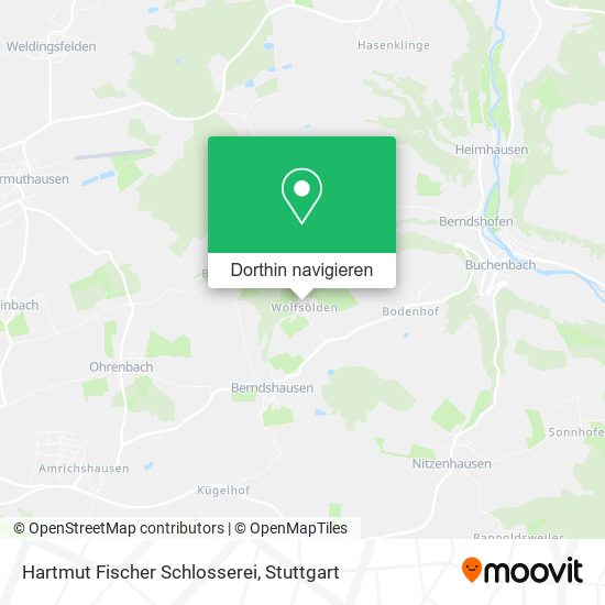 Hartmut Fischer Schlosserei Karte