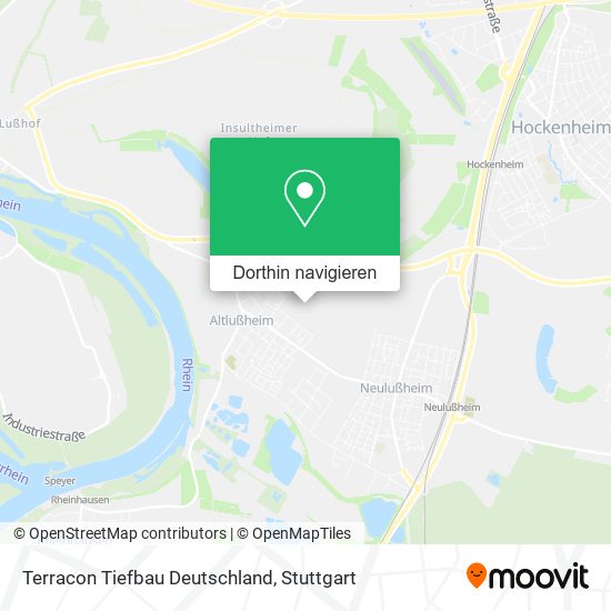 Terracon Tiefbau Deutschland Karte