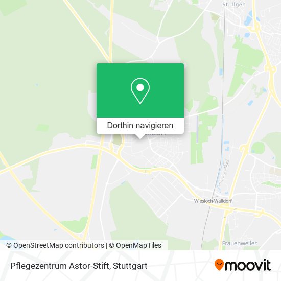 Pflegezentrum Astor-Stift Karte
