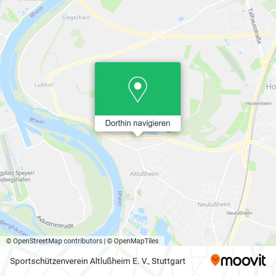 Sportschützenverein Altlußheim E. V. Karte