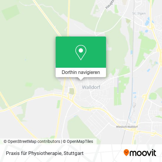 Praxis für Physiotherapie Karte