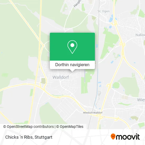 Chicks 'n Ribs Karte