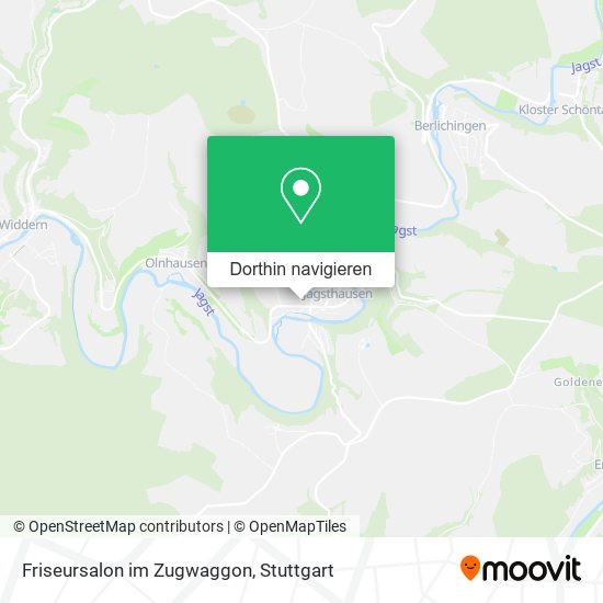 Friseursalon im Zugwaggon Karte