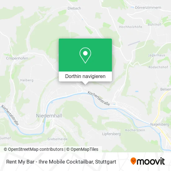 Rent My Bar - Ihre Mobile Cocktailbar Karte