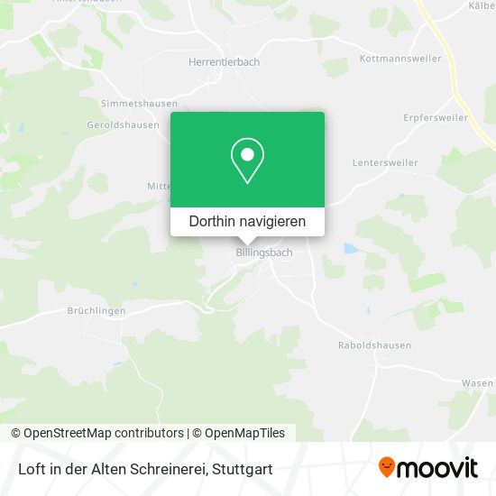 Loft in der Alten Schreinerei Karte