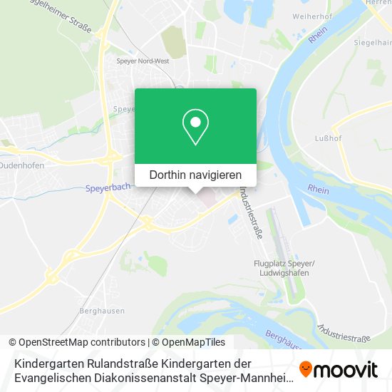 Kindergarten Rulandstraße Kindergarten der Evangelischen Diakonissenanstalt Speyer-Mannheim Karte