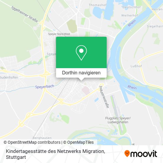 Kindertagesstätte des Netzwerks Migration Karte