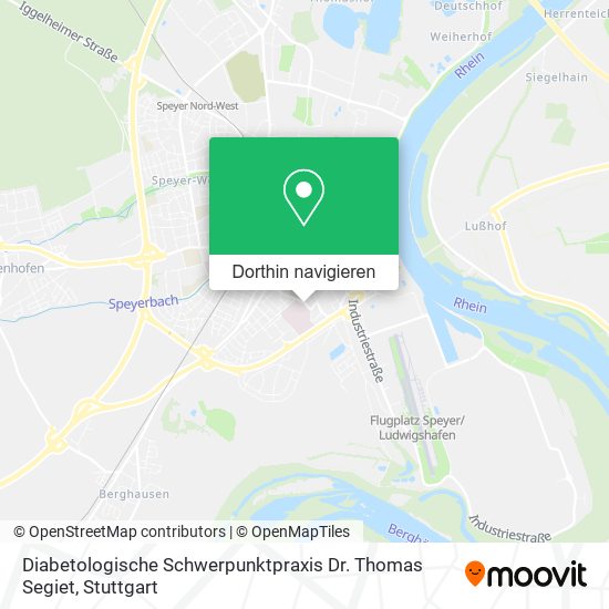 Diabetologische Schwerpunktpraxis Dr. Thomas Segiet Karte