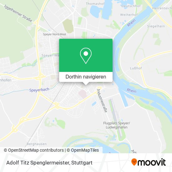 Adolf Titz Spenglermeister Karte