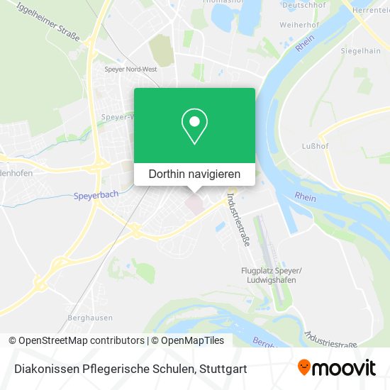Diakonissen Pflegerische Schulen Karte