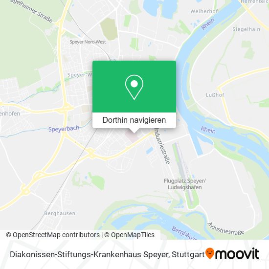 Diakonissen-Stiftungs-Krankenhaus Speyer Karte
