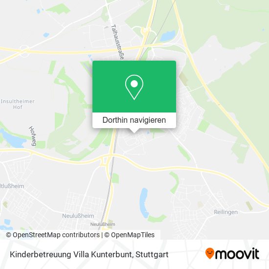Kinderbetreuung Villa Kunterbunt Karte