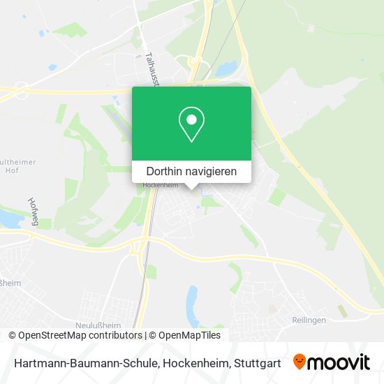 Hartmann-Baumann-Schule, Hockenheim Karte