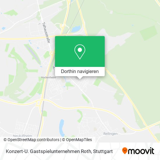 Konzert-U. Gastspielunternehmen Roth Karte