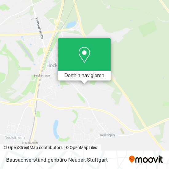 Bausachverständigenbüro Neuber Karte