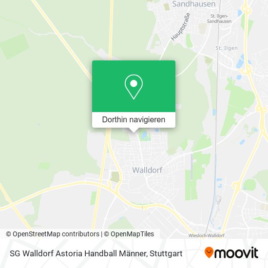 SG Walldorf Astoria Handball Männer Karte