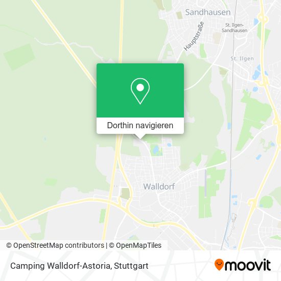 Camping Walldorf-Astoria Karte