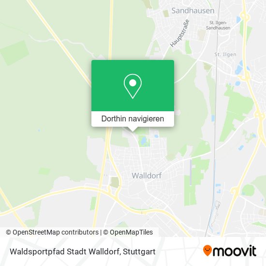 Waldsportpfad Stadt Walldorf Karte