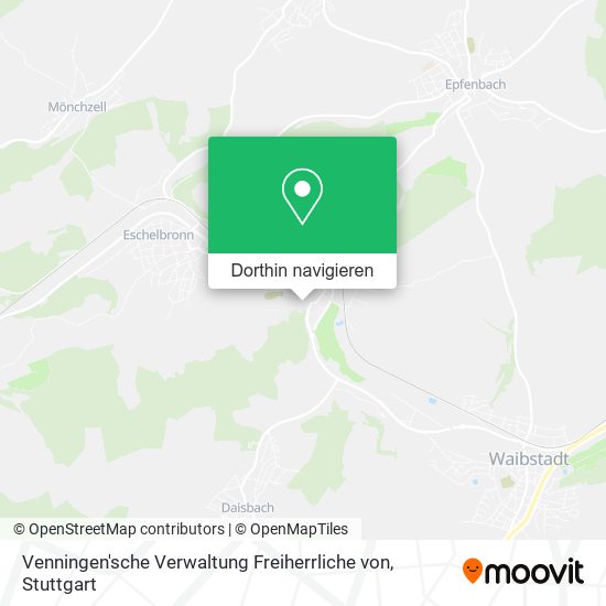 Venningen'sche Verwaltung Freiherrliche von Karte