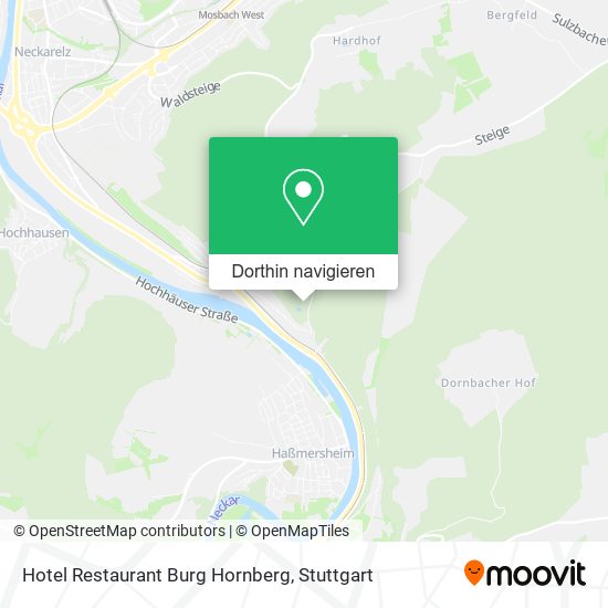 Hotel Restaurant Burg Hornberg Karte