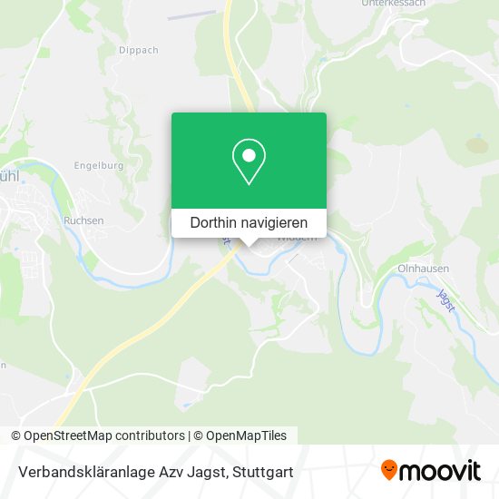 Verbandskläranlage Azv Jagst Karte