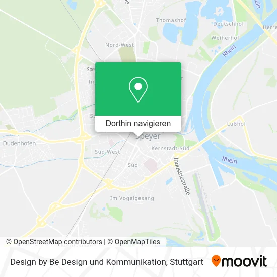 Design by Be Design und Kommunikation Karte